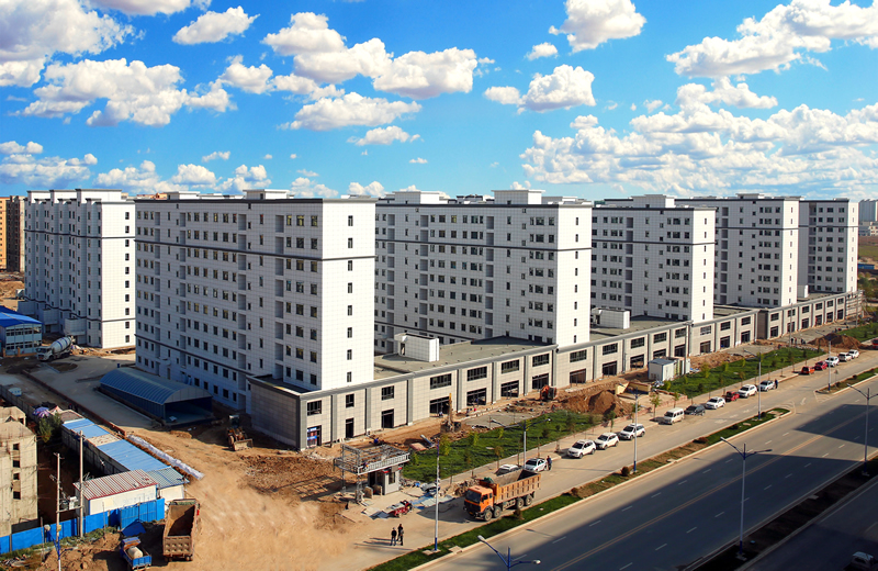 甘肅建投蘭州新區10萬㎡裝配式鋼結構保障房.jpg