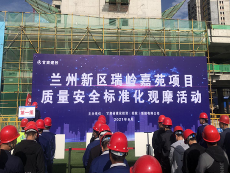 甘肅建投新區(qū)公司組織開展“（質(zhì)量安全）標(biāo)準(zhǔn)化觀摩”活動(dòng)
